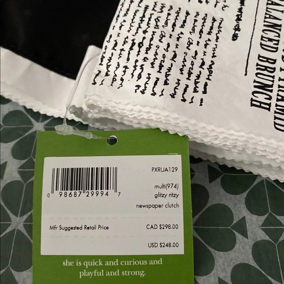 Kate Spade Newspaper Clutch - Picture 9 of 10